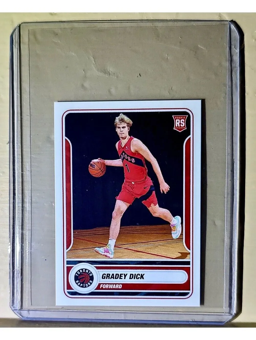 2023-24 Gradey Dick Panini NBA Basketball #274 Sticker Toronto Raptors